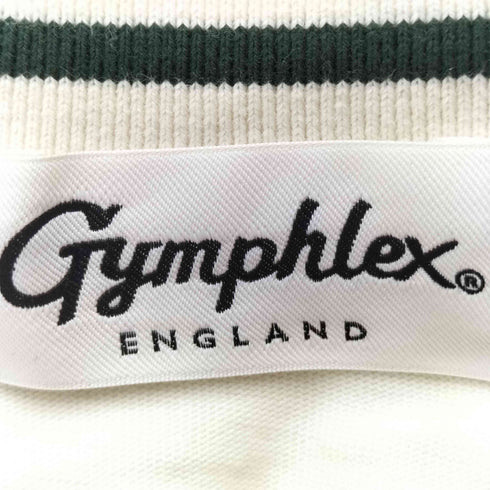 ジムフレックス GYMPHLEX ロゴ刺繍 クロップド Vネック S/S Tシャツ レディース UK:14