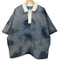 ザラ ZARA ブリーチ 加工 デニム S/S ポロシャツ メンズ import:S