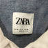 ザラ ZARA ブリーチ 加工 デニム S/S ポロシャツ メンズ import:S