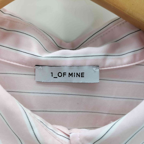 ワンオブマイン 1_OF MINE ストライプロング丈シャツ レディース