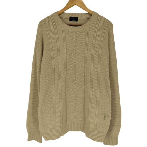 ミズノ MIZUNO CASHMERE 100% カシミヤ クルーネックニット メンズ L