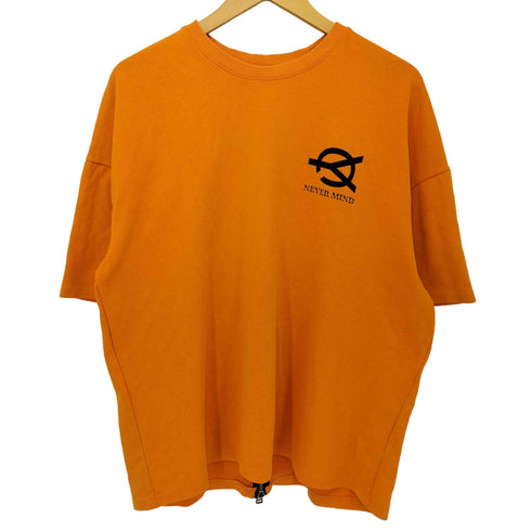 オーワイ OY NEVER MIND バックジップ S/S Tシャツ メンズ