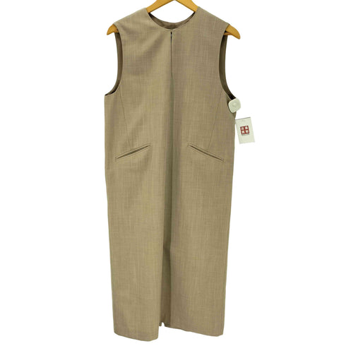 ユナイテッドアローズグリーンレーベルリラクシング UNITED ARROWS green label relaxing リネンライク キーネック ジャンパースカート レディース FREE
