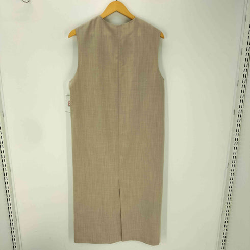 ユナイテッドアローズグリーンレーベルリラクシング UNITED ARROWS green label relaxing リネンライク キーネック ジャンパースカート レディース FREE