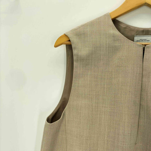 ユナイテッドアローズグリーンレーベルリラクシング UNITED ARROWS green label relaxing リネンライク キーネック ジャンパースカート レディース FREE