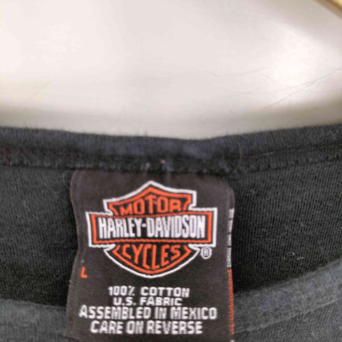 ハーレーダビッドソン HARLEY-DAVIDSON ハートロゴプリント Tシャツ Y2K レディース import:L