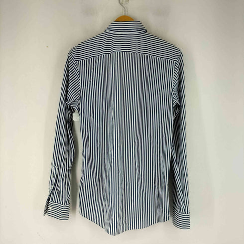 ザラ ZARA SLIM FIT リラックス ストライプ L/S シャツ メンズ import:S