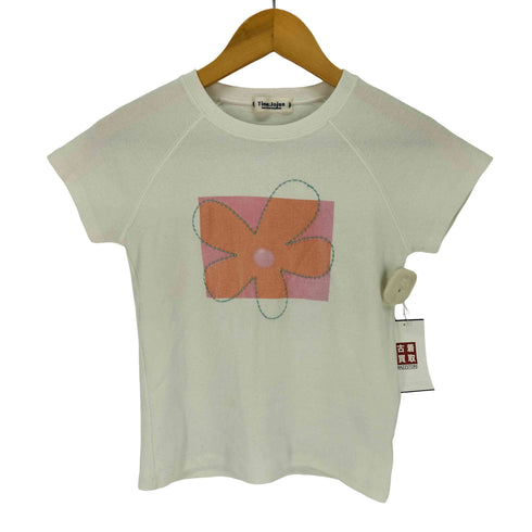 ティーナジョジュン TINA:JOJUN プリント リブラグランTシャツ レディース JPN:M
