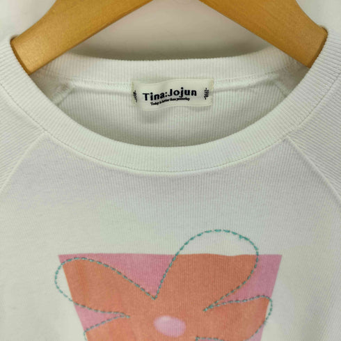 ティーナジョジュン TINA:JOJUN プリント リブラグランTシャツ レディース JPN:M