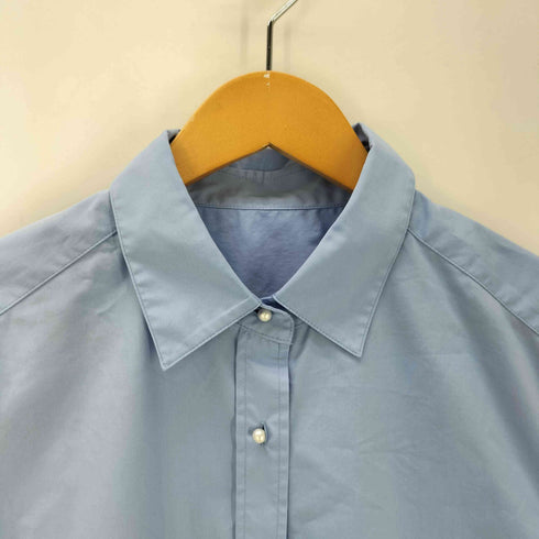 ユナイテッドアローズグリーンレーベルリラクシング UNITED ARROWS green label relaxing フェイクパールボタンシャツ レディース