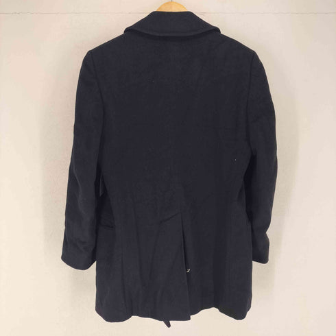 アクアスキュータム AQUASCUTUM CASHMERE カシミヤ混 ダブルブレストコート レディース