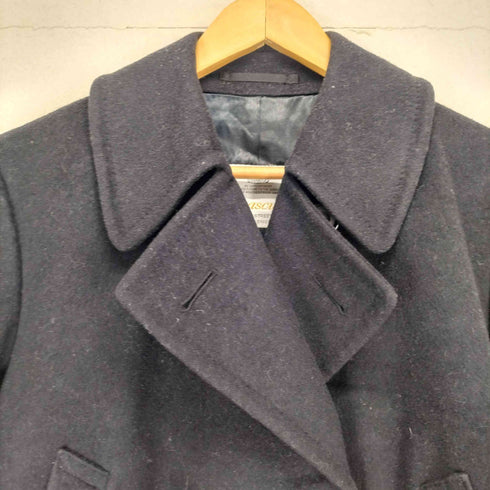 アクアスキュータム AQUASCUTUM CASHMERE カシミヤ混 ダブルブレストコート レディース
