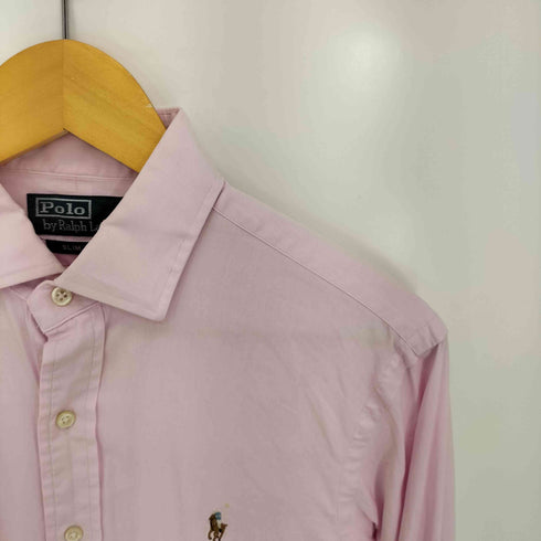 ポロバイラルフローレン Polo by RALPH LAUREN 90-00s SLIM FIT ポニー刺繍 長袖シャツ メンズ 15 1/2