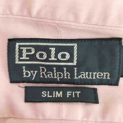 ポロバイラルフローレン Polo by RALPH LAUREN 90-00s SLIM FIT ポニー刺繍 長袖シャツ メンズ 15 1/2