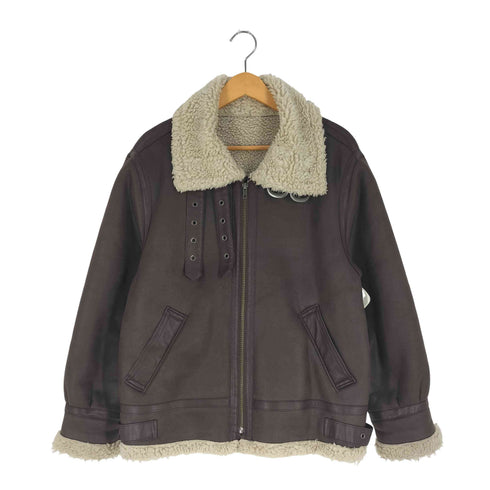 アングリッド Ungrid フェイクレザー B-3 ムートンジャケット レディース JPN:M