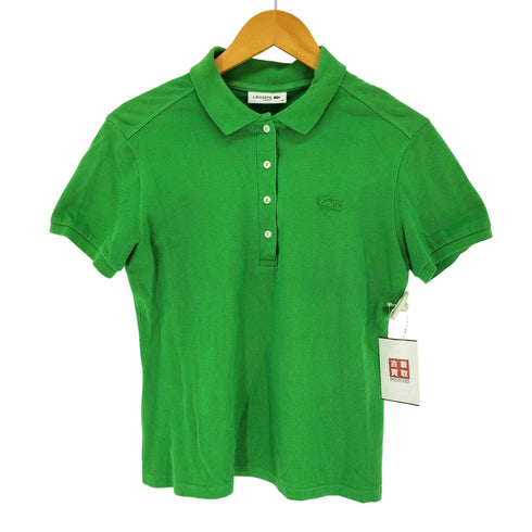 ラコステ LACOSTE SLIM FIT ワニワッペンポロシャツ レディース JPN:38