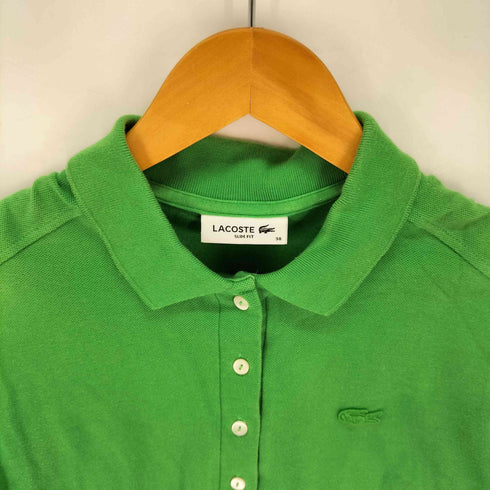 ラコステ LACOSTE SLIM FIT ワニワッペンポロシャツ レディース JPN:38