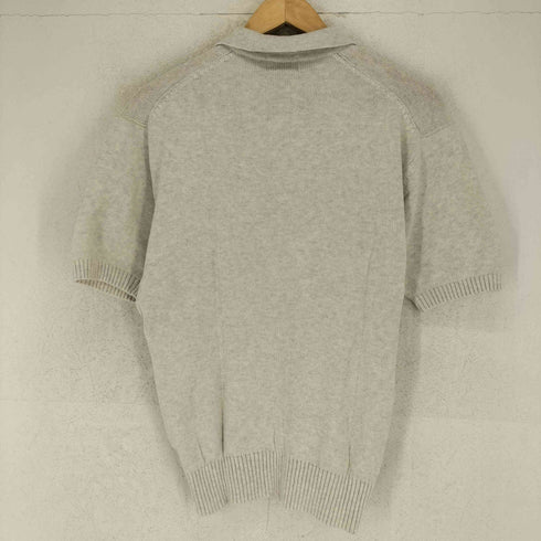 チャップスラルフローレン CHAPS RALPH LAUREN 刺繍ロゴ 半袖 ポロニット レディース L