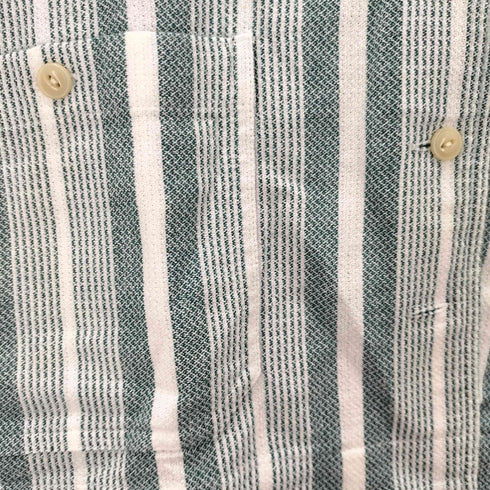 エルエルビーンシグネチャー L.L.Bean SIGNATURE ストライプ柄 半袖 シャツ レディース import:XS