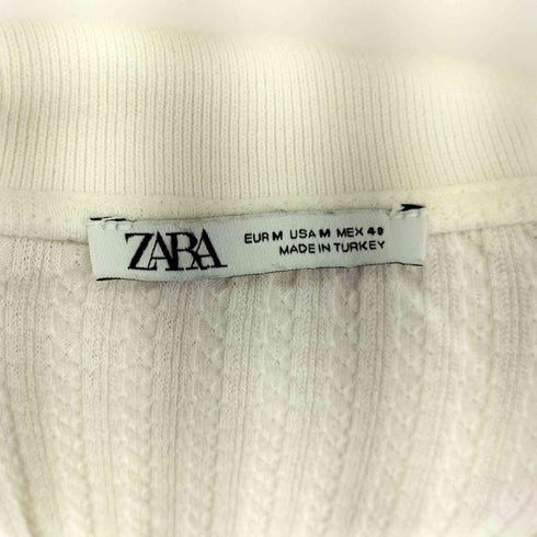ザラ ZARA ジャガード ポロシャツ メンズ import:M