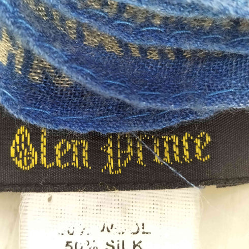 グレンプリンス Glen Prince シルク ウール 総柄 ストール レディース