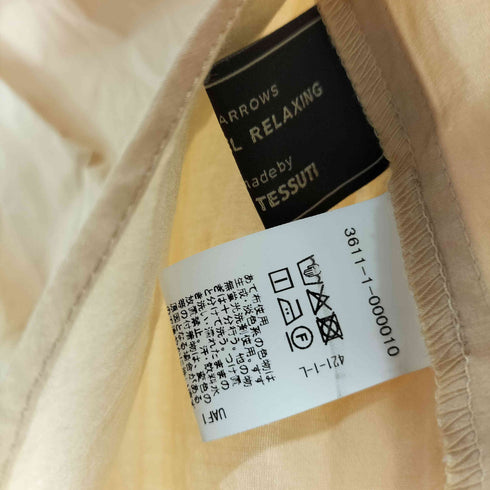 ユナイテッドアローズグリーンレーベルリラクシング UNITED ARROWS green label relaxing FAbRICA ウエスト タック シャツ レディース