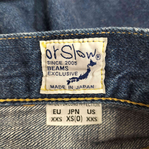 オアスロウ orSlow 701ZBB ジップフライ デニムパンツ メンズ JPN:XS