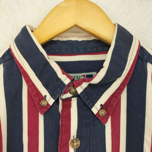 sutter&grant 90s マルチストライプ柄 L/S ボタンダウンシャツ メンズ L