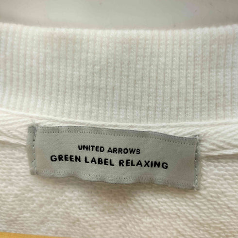 ユナイテッドアローズグリーンレーベルリラクシング UNITED ARROWS green label relaxing カレッジ ロゴ スウェット プルオーバー レディース