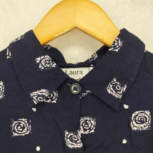 laura katherine 総柄 S/S レーヨンシャツ メンズ XL