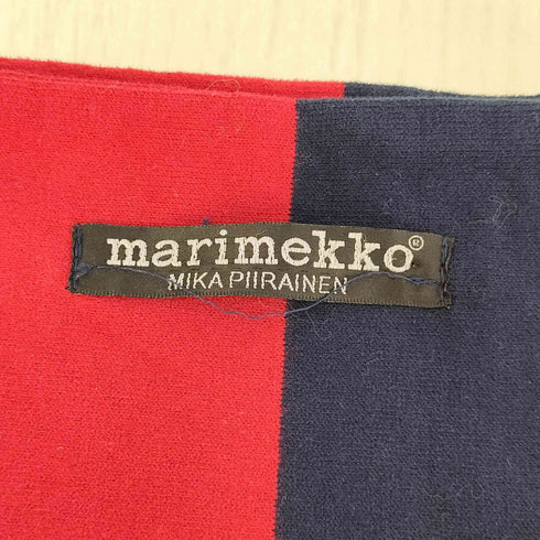 マリメッコ marimekko MIKA PIIRAINEN ボーダー マフラー レディース