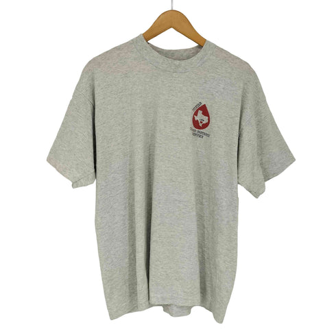 フルーツオブザルーム FRUIT OF THE LOOM 90s MADE IN USA 袖シングル BEST 献血プリント S/S Tシャツ メンズ XL