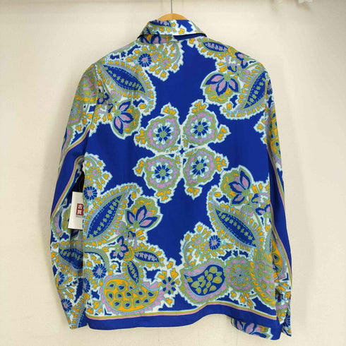 ザラ ZARA ペイズリー柄 L/S シャツ レディース import:M