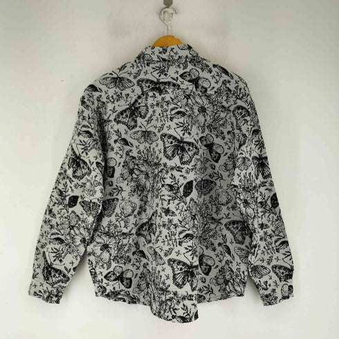バタフライ フラワー 総柄 シャツ メンズ JPN:XXL