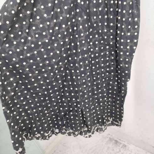 コムデギャルソン COMME des GARCONS 98SS ドット総柄レイヤードデザイン S/S シアーワンピース レディース