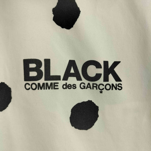 ブラックコムデギャルソン BLACK COMME des GARCONS 09SS ロゴ ドットプリント S/S Tシャツ レディース import:M