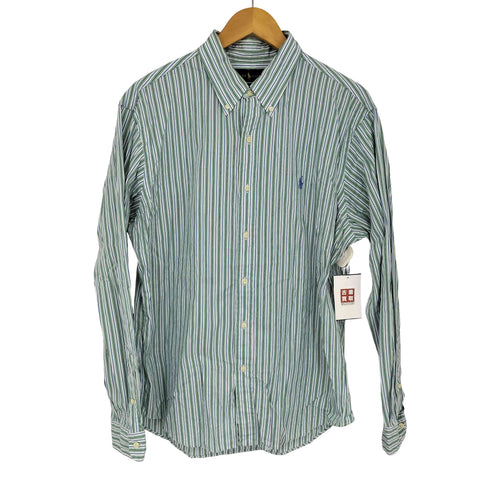 ラルフローレン RALPH LAUREN SLIM FIT ポニー刺繍 L/S ボタンダウンシャツ メンズ XL