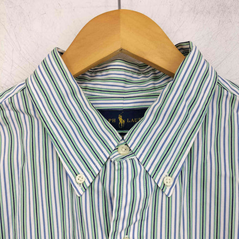 ラルフローレン RALPH LAUREN SLIM FIT ポニー刺繍 L/S ボタンダウンシャツ メンズ XL