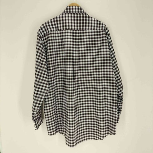 ブルックスブラザーズレッドフリース BROOKS BROTHERS REDFLEECE ロゴ刺繍 ギンガムチェック L/S BD シャツ オーバーサイズ メンズ import:L