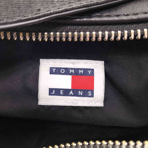 トミーヒルフィガー TOMMY HILFIGER フェイクレザー サイドポケット ハンドバック レディース