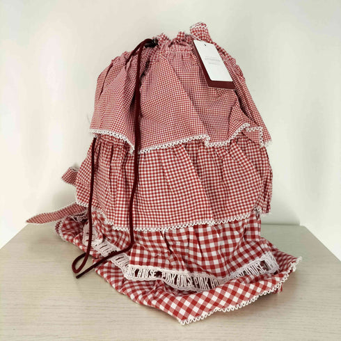 ピンクハウス PINK HOUSE ギンガムパッチワークバッグ レディース