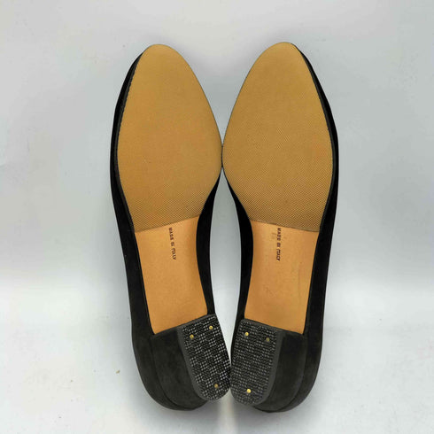 サルヴァトーレフェラガモ Salvatore Ferragamo イタリア製 スエード フリンジ パンプス レディース 6