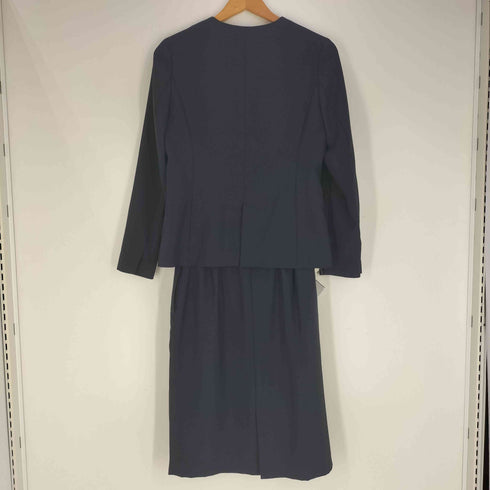 ユナイテッドアローズグリーンレーベルリラクシング UNITED ARROWS green label relaxing 手洗い可能/レックスツイル D ノーラペル ジャケット セットアップ レディース 上38 下 40