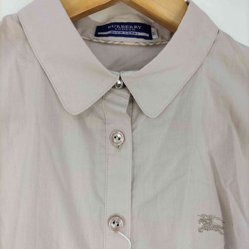 バーバリーブルーレーベル BURBERRY BLUE LABEL フリルスリーブペプラムブラウス レディース JPN:38