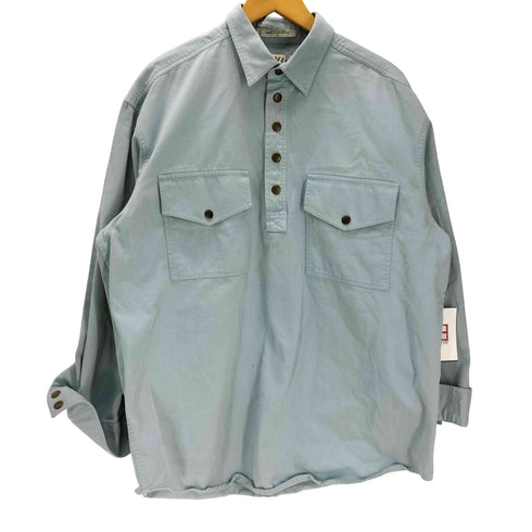 オービス ORVIS 90-00S MALPA マルパ L/S ハーフスナップ コットン プルオーバー シャツ メンズ import:L