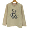 PERSON'S NOBUO IKEDA アニマルプリント 1690クルーネックTシャツ レディース import:L