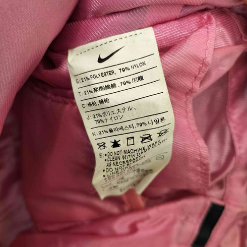 ナイキ NIKE 00s Y2K スウォッシュ ロゴプレート ナイロン ボストンバッグ レディース