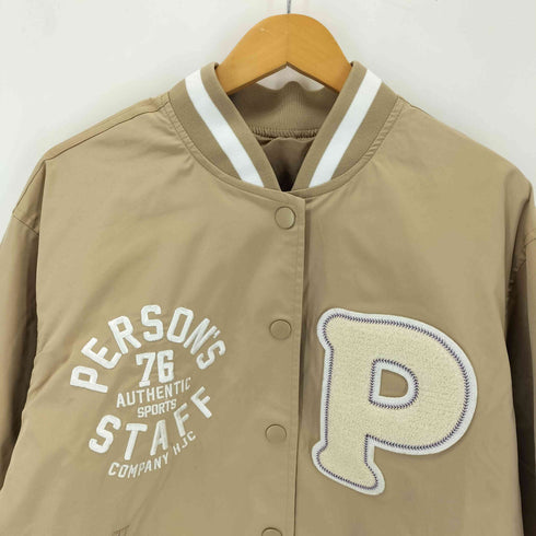 PERSONS NOBUO IKEDA ワッペン ナイロン スタジャン レディース import:L