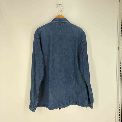 トミーヒルフィガー TOMMY HILFIGER ライトオンス デニム コーチジャケット メンズ import:L
