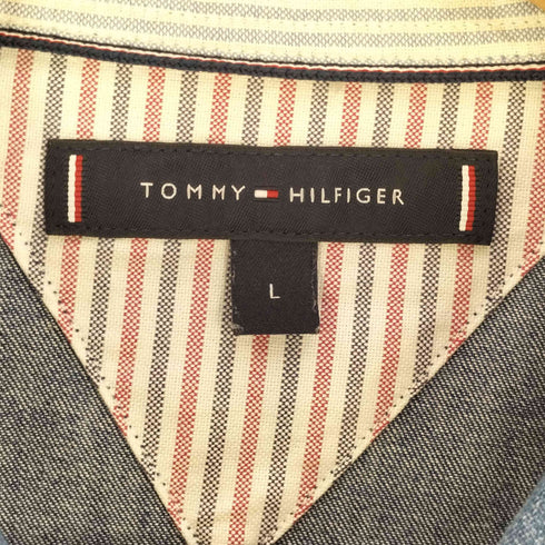 トミーヒルフィガー TOMMY HILFIGER ライトオンス デニム コーチジャケット メンズ import:L